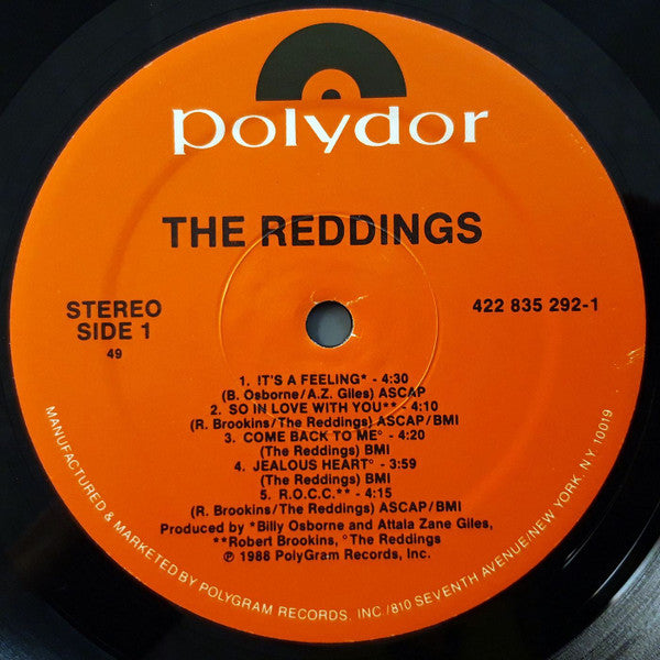 The Reddings – The Reddings (LP, Album, US - 1988)