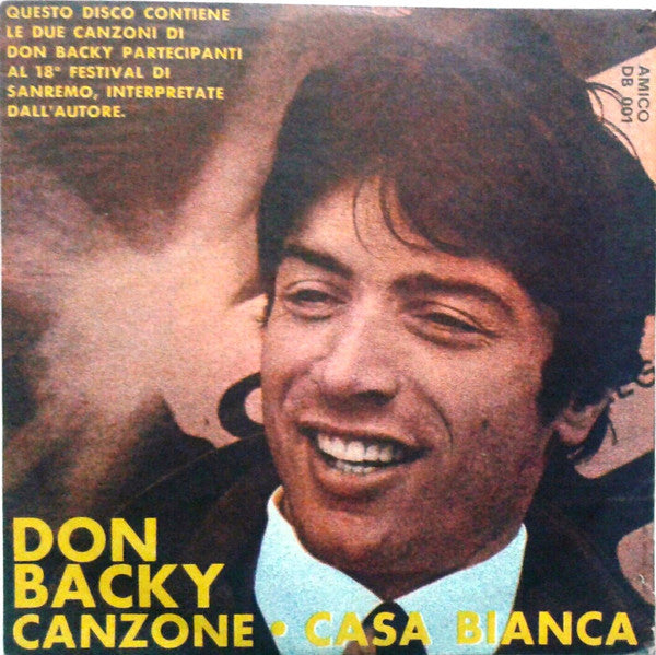 Don Backy – Canzone (7", Italy - 1968)