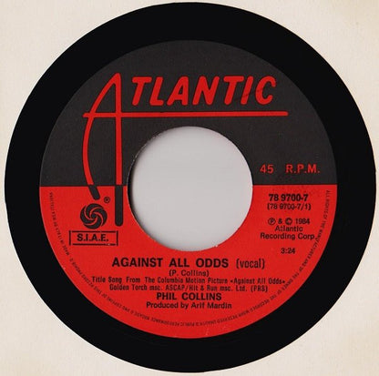 Phil Collins – Against All Odds (Take A Look At Me Now) (7", Italy - 1984)
