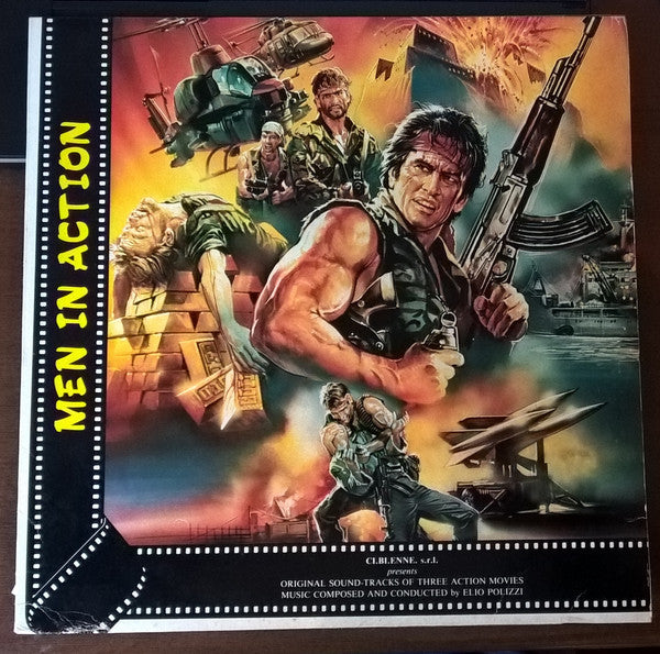 Elio Polizzi – Men In Action (LP, Album, Italy - 1989)