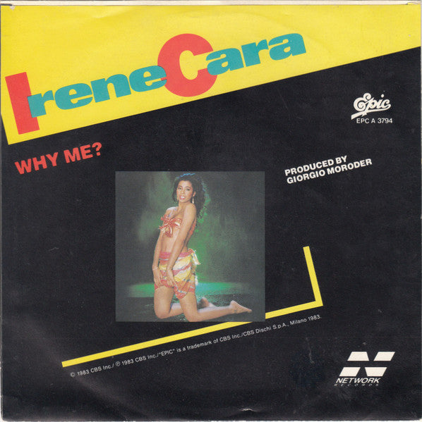 Irene Cara – Why Me? (7", Italy - 1983)