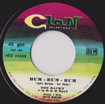 Don Backy – Bum Bum  (7", Italy - 1967)