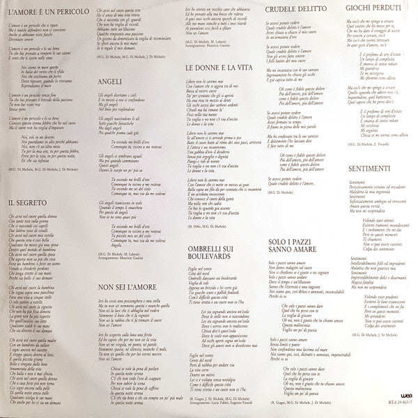Grazia Di Michele – L'Amore È Un Pericolo (LP, Album, Italy - 1988)