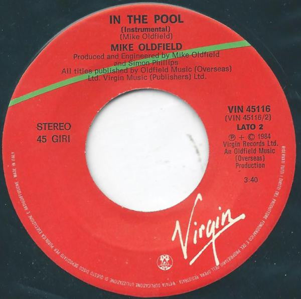 Mike Oldfield, Maggie Reilly – To France (7", Italy - 1984)
