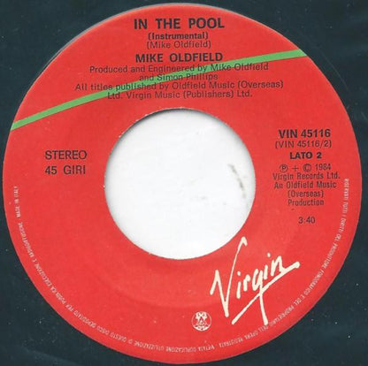 Mike Oldfield, Maggie Reilly – To France (7", Italy - 1984)