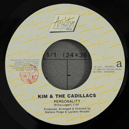 Kim & The Cadillacs – Personality / A Day In The Sun (7", Italy - 1984)