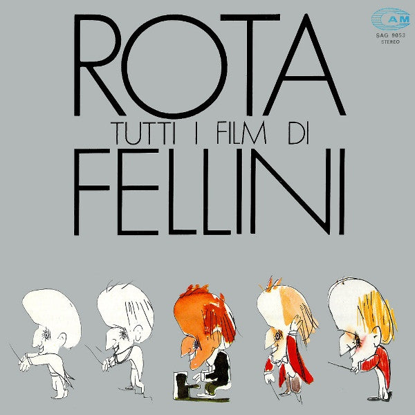 Nino Rota – Tutti I Film Di Fellini (LP, Compilation, Italy - 1974)