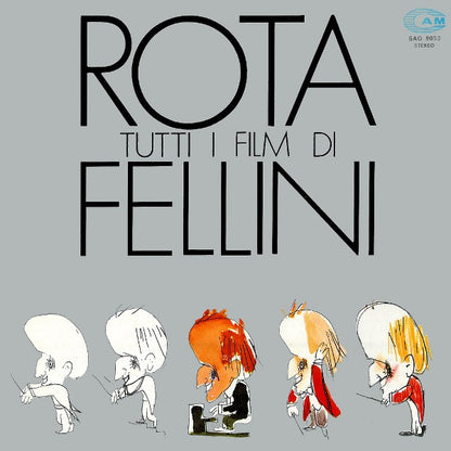 Nino Rota – Tutti I Film Di Fellini (LP, Compilation, Italy - 1974)