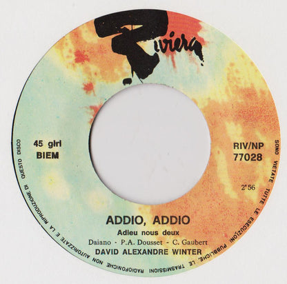 David Alexandre Winter – Vola, Si Vola (7", Italy - 1969)