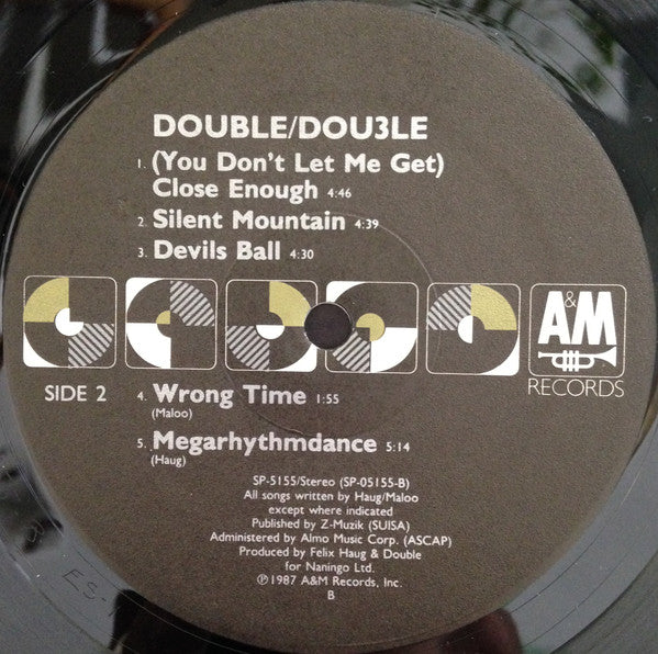 Double – Dou3le (LP, Album, US - 1987)