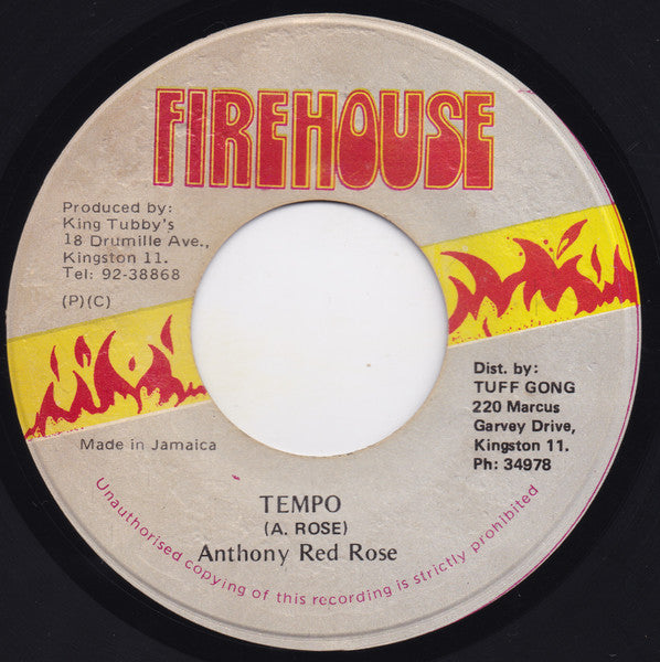 Anthony Red Rose – Tempo (7", Jamaica - 1985)