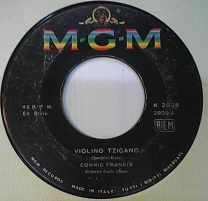 Connie Francis – Violino Tzigano (7", Italy - 1962)