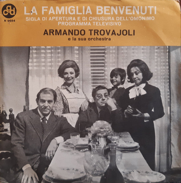 Armando Trovaioli E La Sua Orchestra – La Famiglia Benvenuti (7", Italy - 1968)
