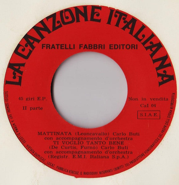 Various – La Canzone Italiana - N° 4 (7", Italy - 1970)