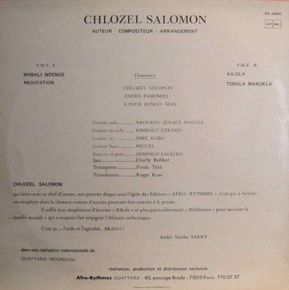 Chlozel Salomon – Meditation (LP, France)