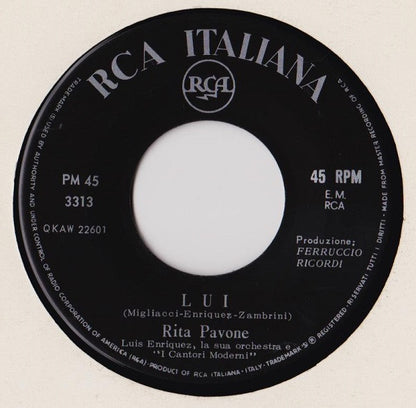 Rita Pavone – La Forza Di Lasciarti / Lui (7", Italy - 1965)