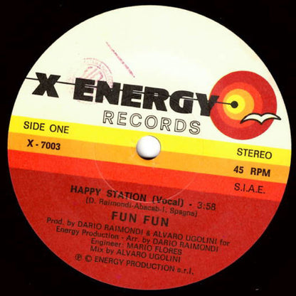 Fun Fun – Happy Station (7", Italy - 1983)