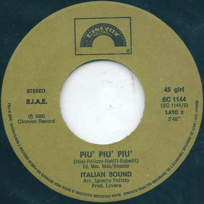 Italian Sound – Piccola Mia  (7", Italy - 1980)