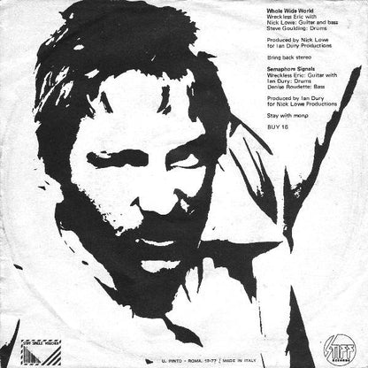 Wreckless Eric – Whole Wide World (7", Italy - 1978)