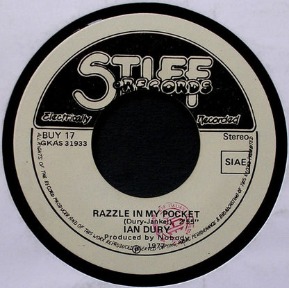 Ian Dury – Sex & Drugs & Rock & Roll (7", Italy - 1977)