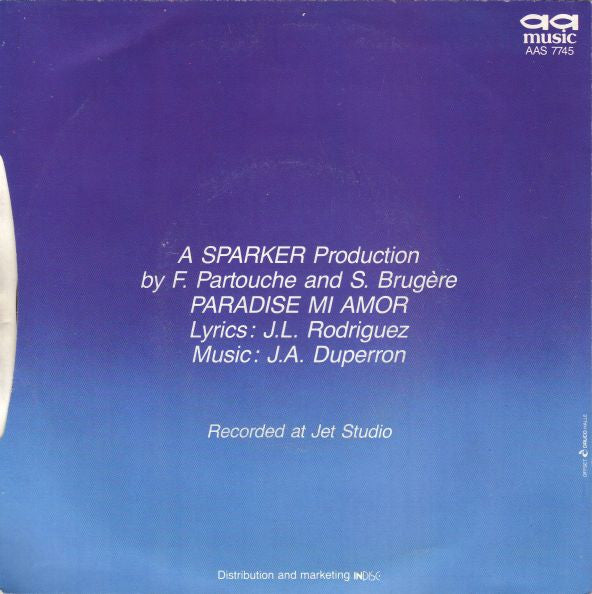 Lune De Miel – Paradise Mi Amor (7", Belgium - 1984)
