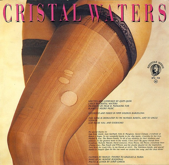 Cristal Waters – Ripped Stockings (12", Spain - 1990)