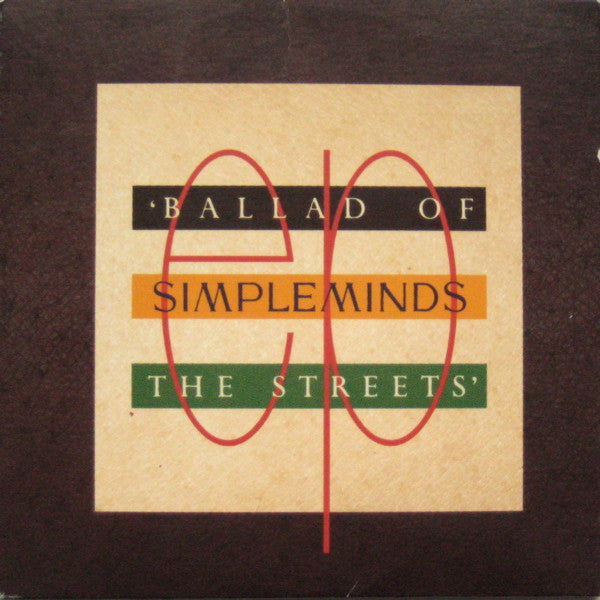Simple Minds – Ballad Of The Streets (12", Italy - 1989)