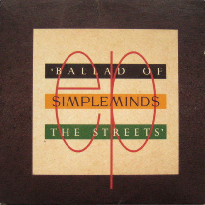 Simple Minds – Ballad Of The Streets (12", Italy - 1989)