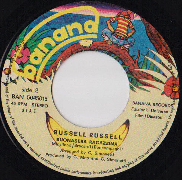 Russell Russell – Venus (7", Belgium - 1981)