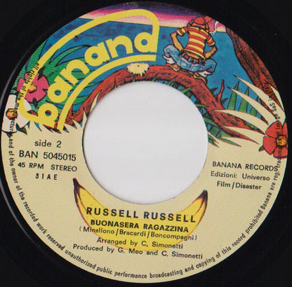 Russell Russell – Venus (7", Belgium - 1981)