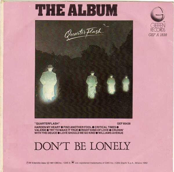 Quarterflash – Harden My Heart (7", Italy - 1982)