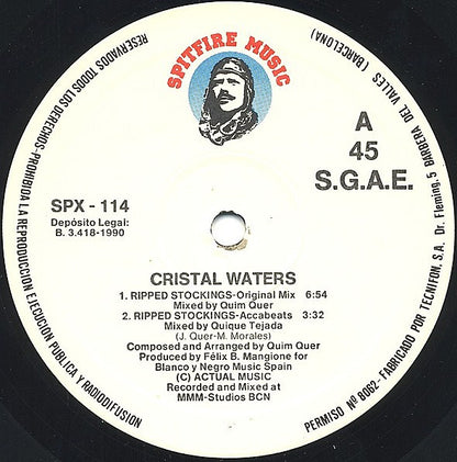 Cristal Waters – Ripped Stockings (12", Spain - 1990)
