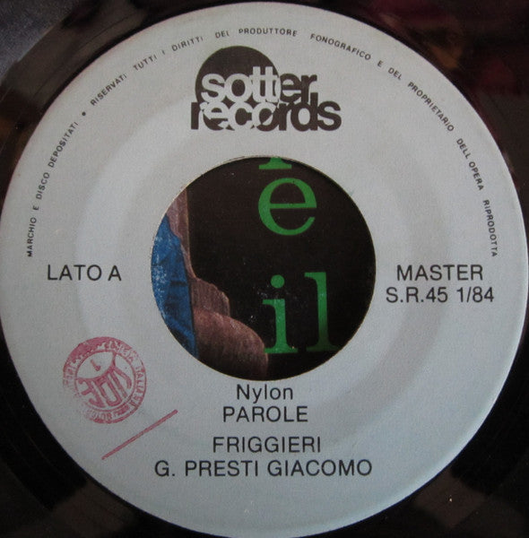 Nylon (26) – Parole (7", Italy - 1984)