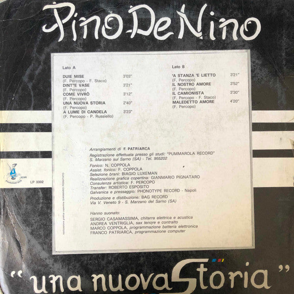 Pino Denino – Una Nuova Storia (LP, Italy - 1989)