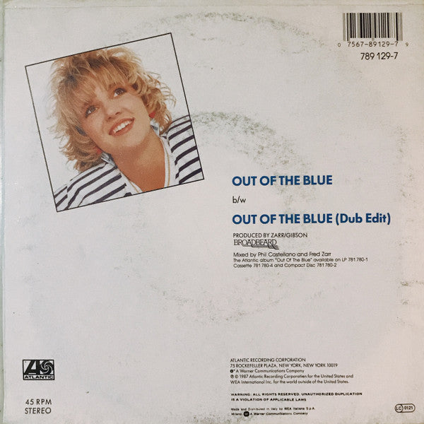 Debbie Gibson – Out Of The Blue (7", Italy - 1987)