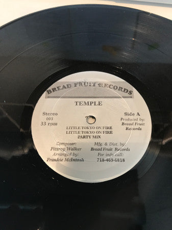 Temple (11) – Little Tokyo On Fire (12", US)