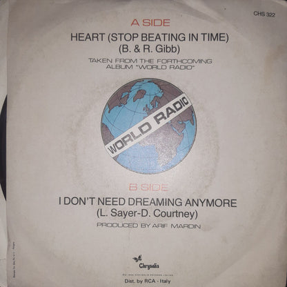 Leo Sayer – Heart (Stop Beating In Time) (7", Italy - 1982)