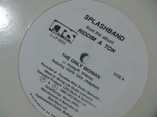 The Splashband, Papa San – The Only Woman (12", Barbados - 1995)