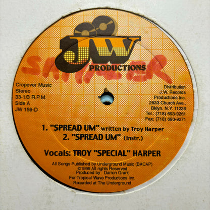 Troy "Special" Harper, Kadri "Spike" Walcott – Spread Um / Bam Bam (12", Barbados - 1999)