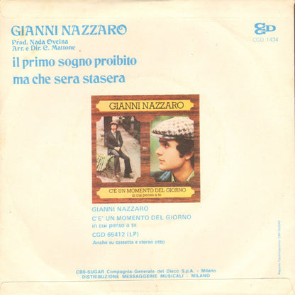 Gianni Nazzaro – Il Primo Sogno Proibito  (7", Italy - 1974)