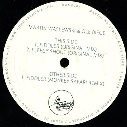 Martin Waslewski & Ole Biege – Fiddler (12", Germany - 2014)
