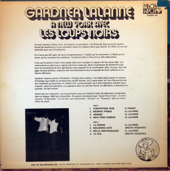 Gardner Lalanne, Les Loups Noirs (2) – A New York (LP, Album, US - 1972)