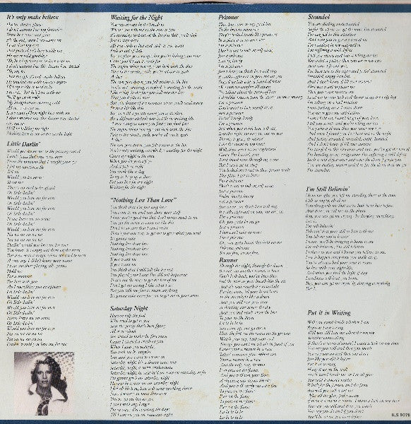 Sheila (5) – Little Darlin' (LP, Album, Italy - 1981)