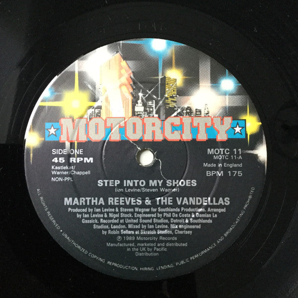 Martha Reeves & The Vandellas – Step Into My Shoes (12", UK - 1989)