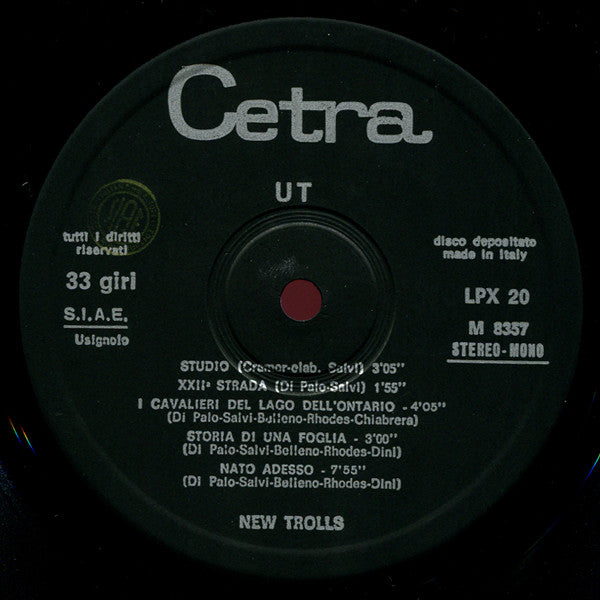 New Trolls – UT (LP, Album, Italy - 1972)