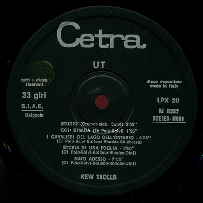 New Trolls – UT (LP, Album, Italy - 1972)
