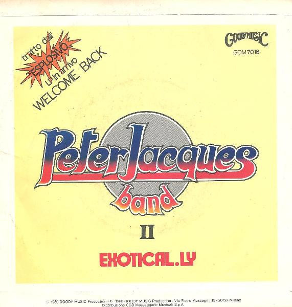 Peter Jacques Band – Is It It? (7", Italy - 1980)