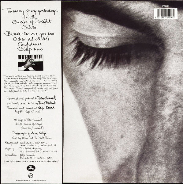 Peter Hammill – And Close As This (LP, Album, UK - 1986)