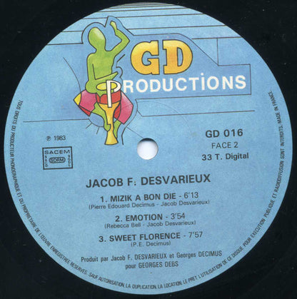 Jacob Desvarieux – Jacob F. Desvarieux (LP, Album, France - 1983)