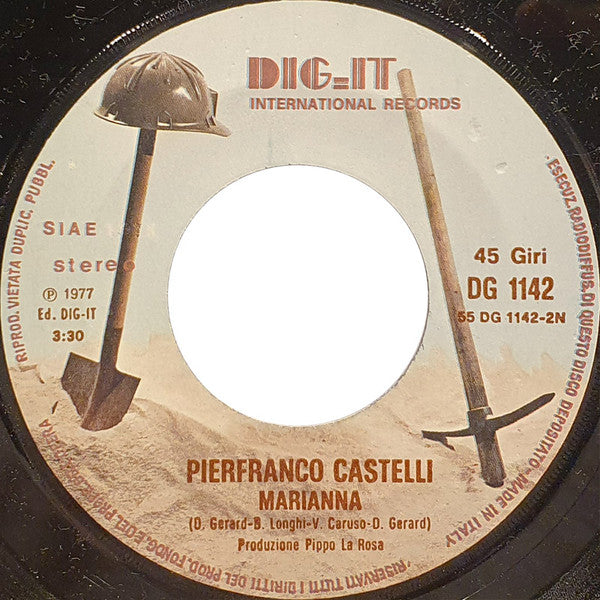 Pierfranco Castelli – Dentro Di Me / Marianna (7", Italy - 1977)